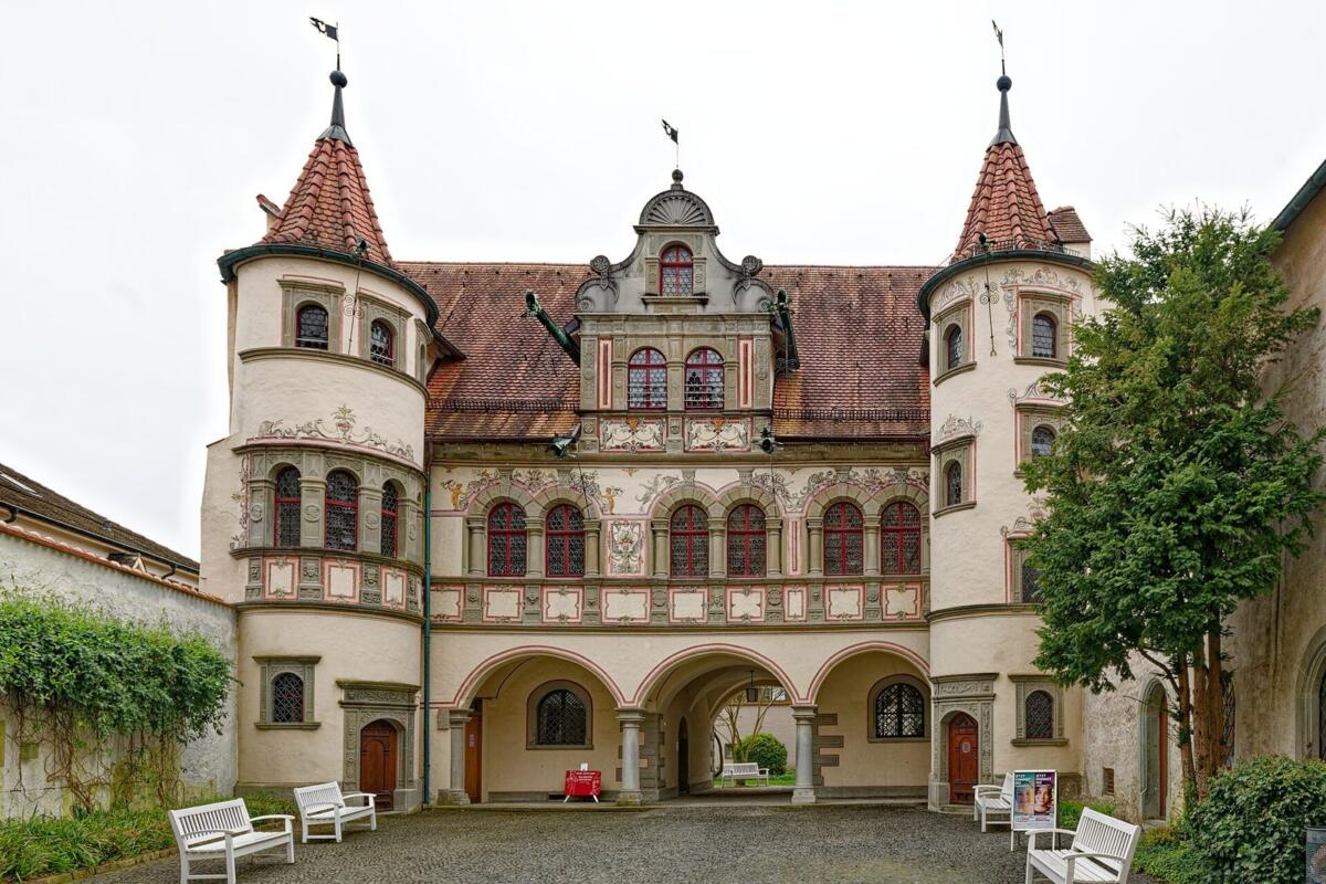 Neues Rathaus, südliches Gebäude, von Norden Konstanz 0046