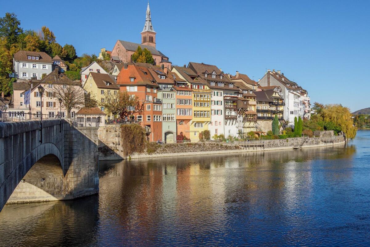 Blick von Laufenburg (Schweiz) auf Laufenburg (Deutschland) (Laufenburg)